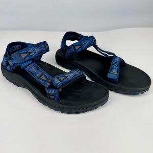 Teva Hurricane 2 Men's Sandals Blue Black Athletic Sandals Size 6 Hiking Camping